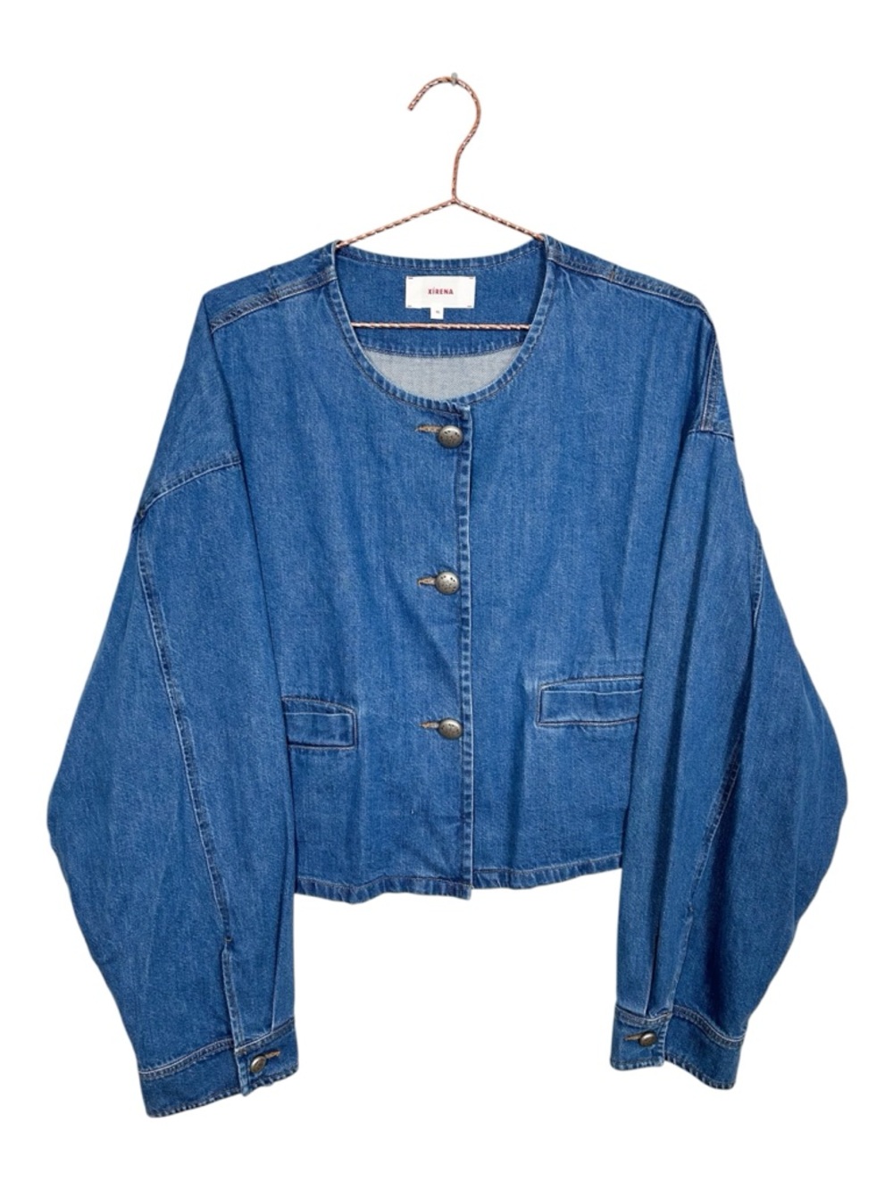 Xirena Paley Denim Jacket in Blue - Picture 2 of 8